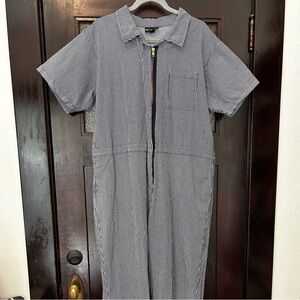 Nooworks Gray "Railroad" Jumpsuit